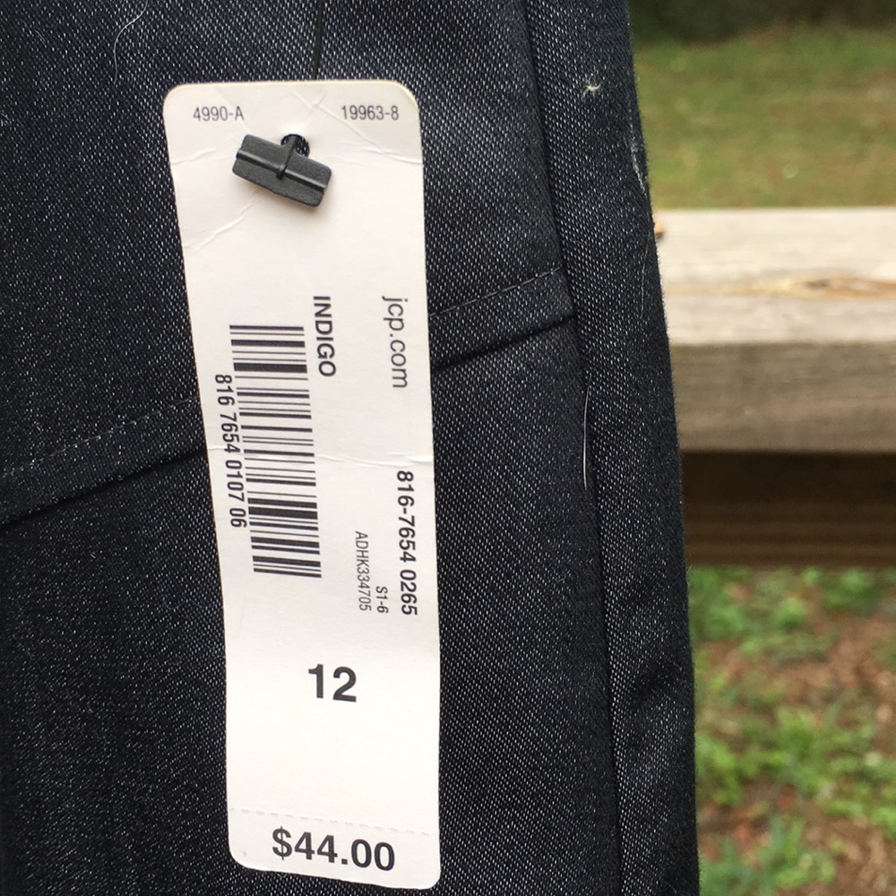 Worthington indigo skirt with leather buckle - Picture 4 of 7